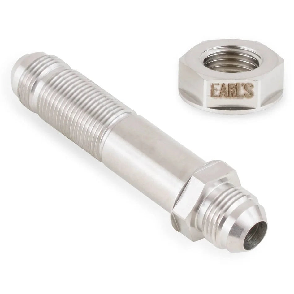 Earl's Performance 8AN Bulkhead Adapter SS Frame Pass Through SS983508ERL