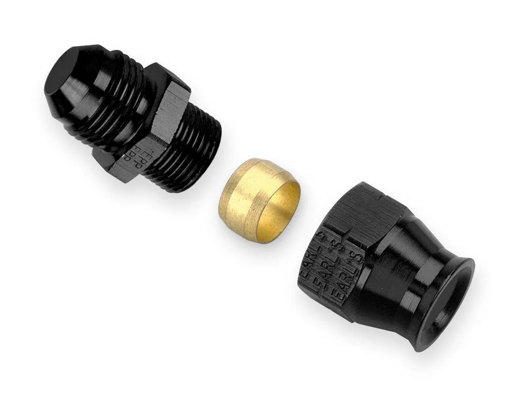 Earl's Performance 8an Male to 3/8 Tube Adapter Fitting AT165086ERL