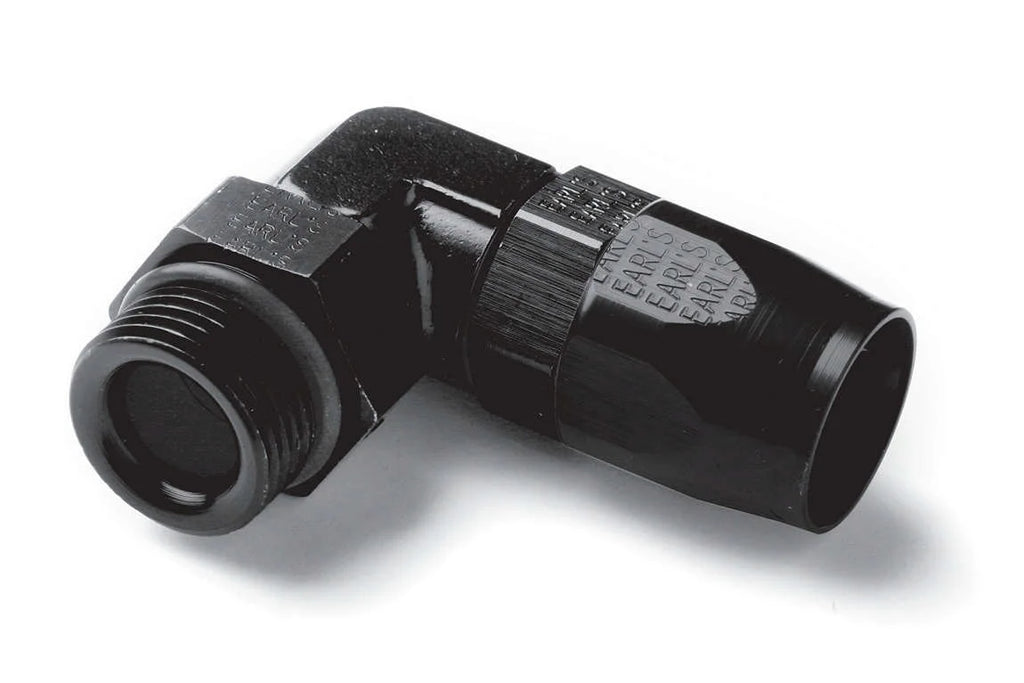 Earl's Performance 90 Deg #10 to #10 Swivel Fitting Black AT849010ERL
