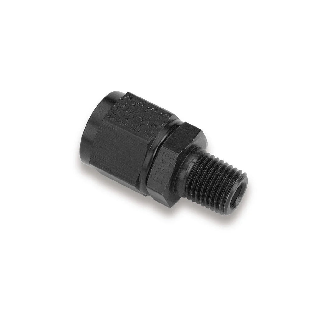 Earl's Performance Adapter Fitting 6an Fem Swivel to Male 3/8 NPT AT916166ERL
