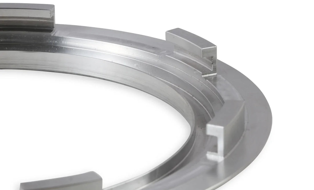 Earl's Performance Aluminum Weld-In Mounting Boss for USCAR (Factory Style) In-Tank Fuel Modules 166023ERL - Additional Vi...