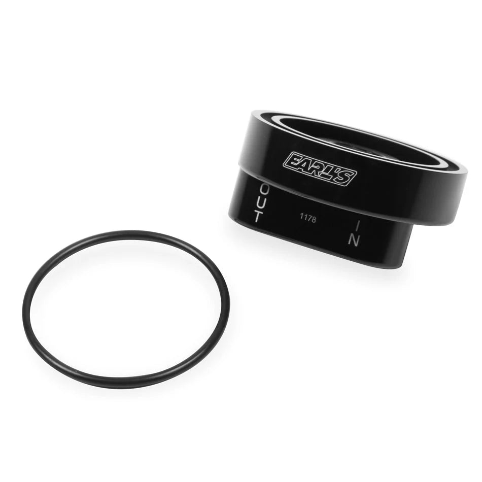 Earl's Performance Billet Alum Oil Filter By-Pass Adapter 1178ERL