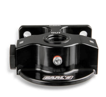 Load image into Gallery viewer, Earl&#39;s Performance Billet Remote Oil Filter Mount Kit, Black Anodized, 10 AN O-Ring Ports 2188ERL - Additional View 5