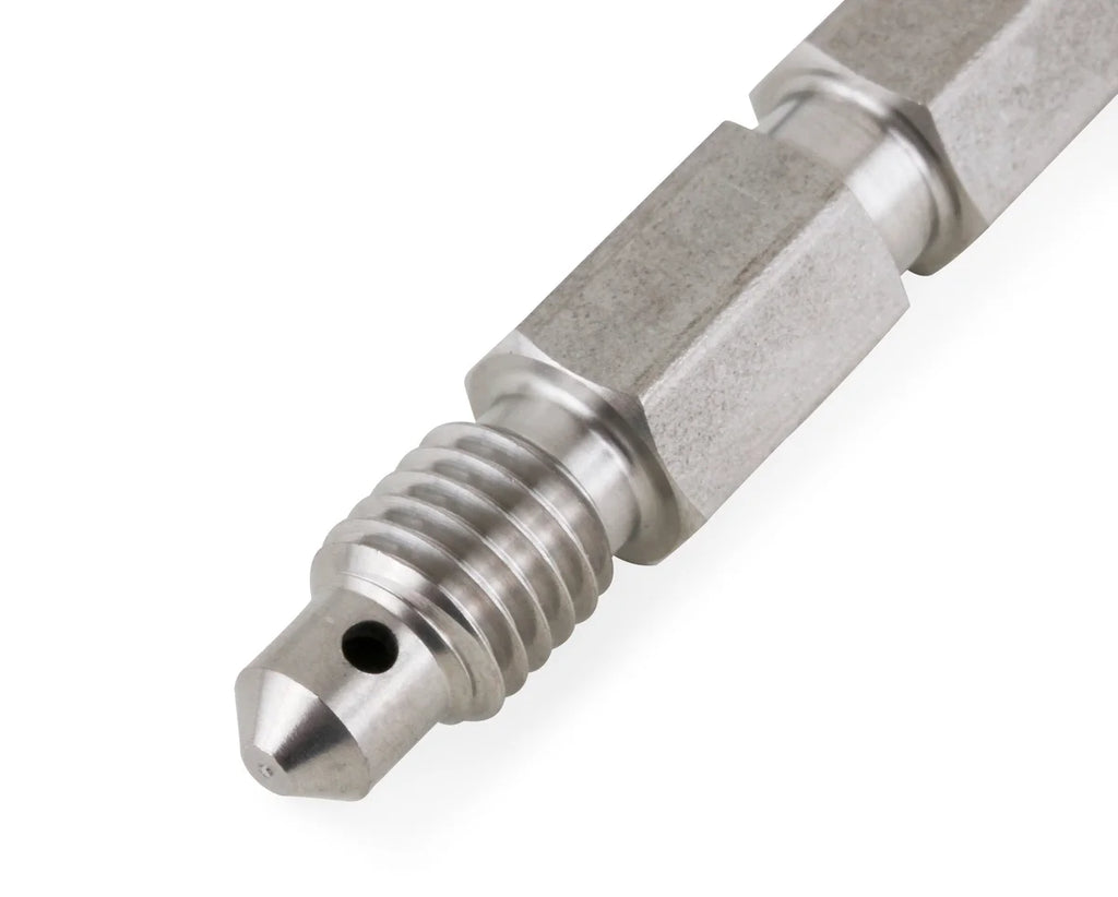 Earl's Performance Bleeder Screw w/ M10 x 1.5 Threads to -4 AN Male LS642001ERL - Back View