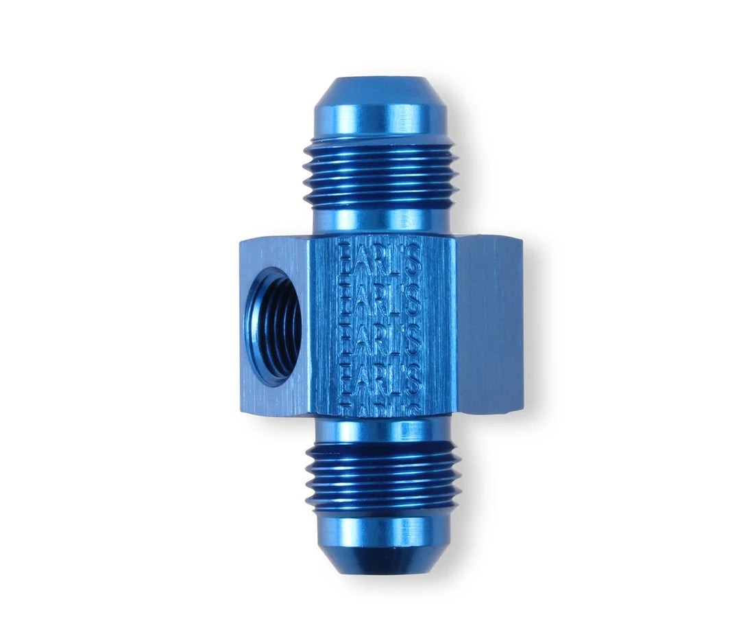 Earl's Performance CLEARANCE ITEM / ALL SALES FINAL - 8AN Male to -8AN Male - 1/8" NPT in Hex 100196ERL - Side View