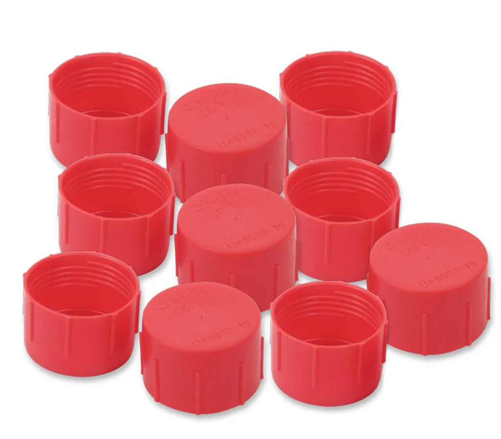 Earl's Performance CLEARANCE ITEM / ALL SALES FINAL - Plastic Caps, Size -16, Package Of 10 179116ERL