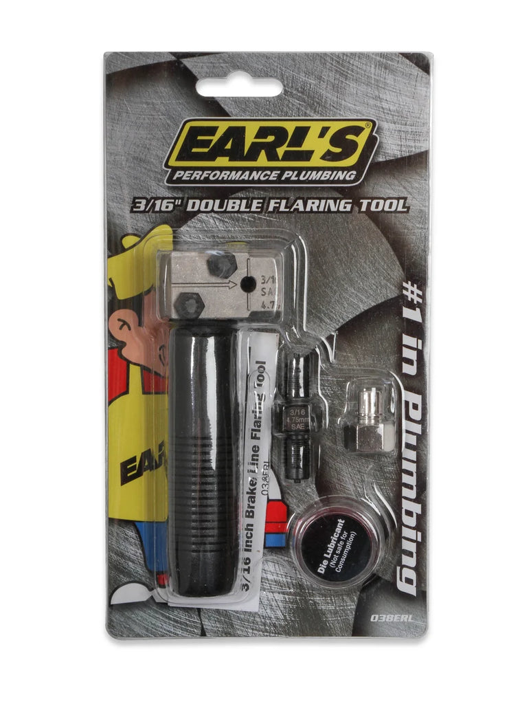 Earl's Performance Double Flaring Tool - 3/16" 45° - On Vehicle Style 038ERL - Side View