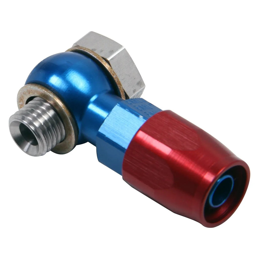Earl's Performance Earls 12mm x 1.25 Banjo Swivel-Seal® Hose End AN -6 Red/Blue 807691ERL