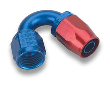 Load image into Gallery viewer, Earl's Performance Earls 150 Degree Auto-Fit Hose End AN -6 - Red/Blue 315006ERL - Main Product View