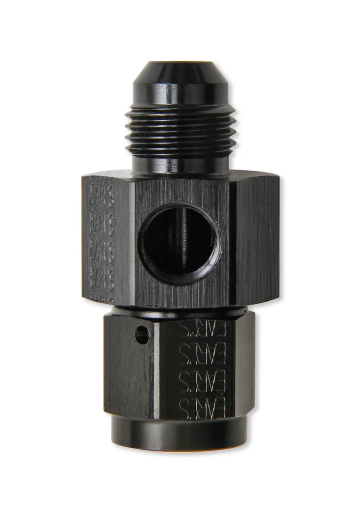 Earl's Performance Earls - 1/8" NPT in Hex-6AN Male to -6AN Female AT100199ERL - Side View