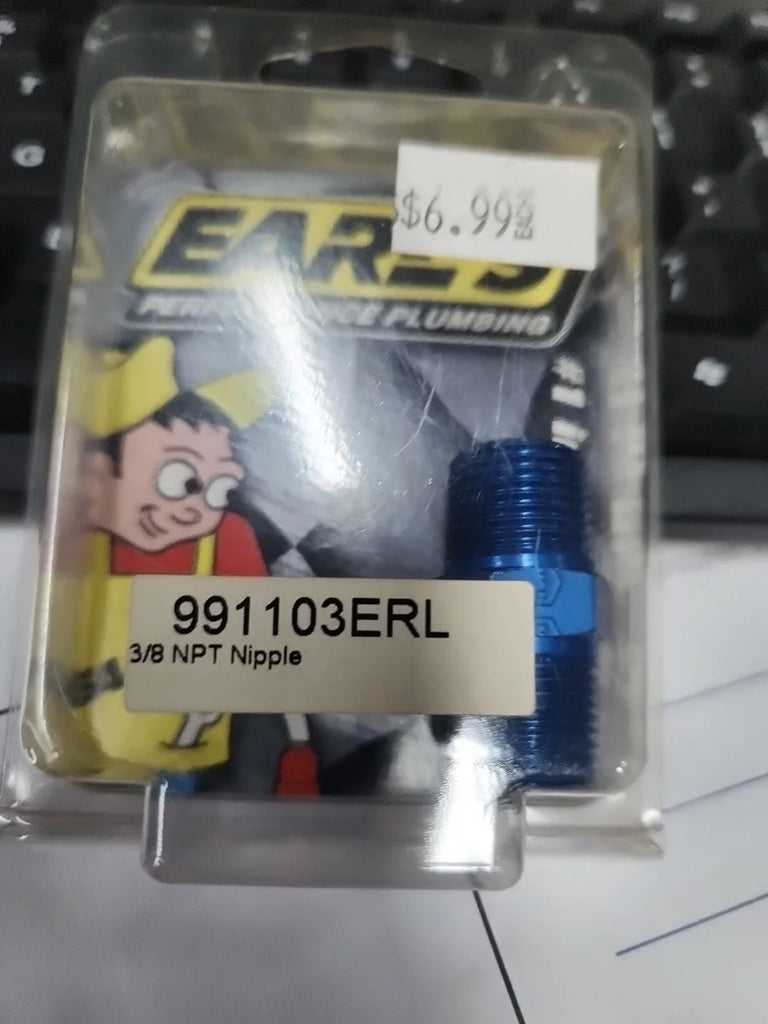Earl's Performance Earl's 3/8" NPT to 3/8" NPT Male Coupling 991103ERL
