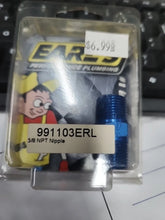 Load image into Gallery viewer, Earl's Performance Earl's 3/8" NPT to 3/8" NPT Male Coupling 991103ERL