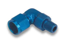 Load image into Gallery viewer, Earl's Performance Earl's 90 Degree -10 AN Female to 1/2" NPT Male Swivel 923110ERL