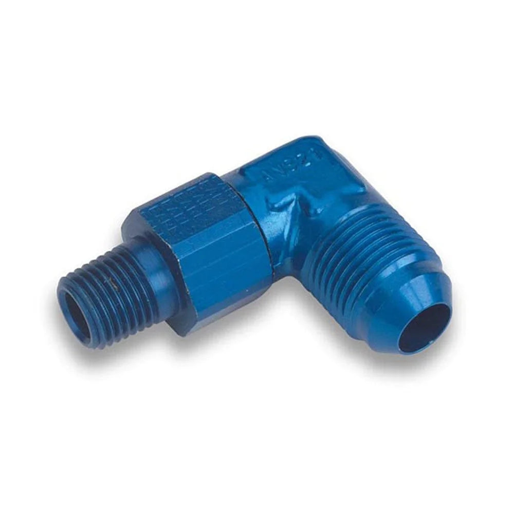 Earl's Performance Earl's 90 Degree -6 AN Male to 1/4" NPT Male Swivel 922106ERL