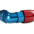 Load image into Gallery viewer, Earl's Performance Earl's 90 Degree Swivel-Seal® Hose End -12 AN - Red/Blue