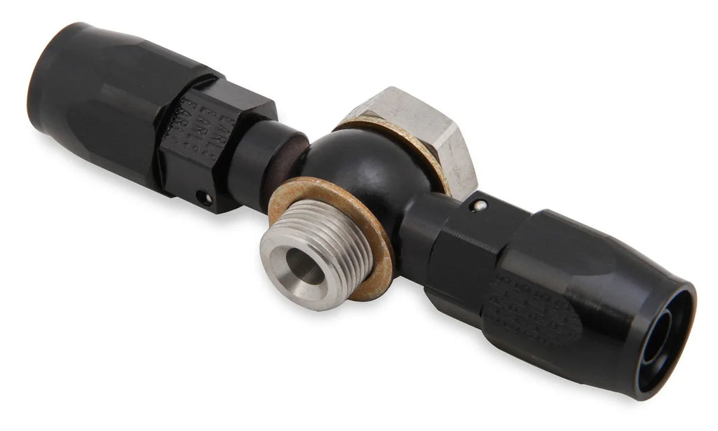 Earl's Performance Earls 9/16"-24 Double Bango Swivel-Seal® Hose End AN -6 Black AT807994ERL - Main Product View