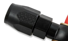 Load image into Gallery viewer, Earl&#39;s Performance Earls 9/16&quot;-24 Double Bango Swivel-Seal® Hose End AN -6 Black AT807994ERL - Side View