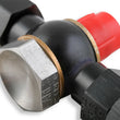 Load image into Gallery viewer, Earl's Performance Earls 9/16"-24 Double Bango Swivel-Seal® Hose End AN -6 Black AT807994ERL - Back View