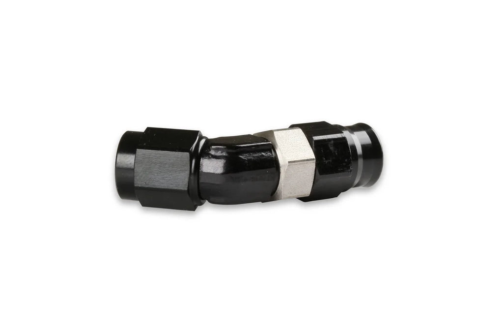 Earl's Performance Earl's Adj. Low Profile 45 Degree Speed-Seal Hose End, -6 Hose Size, 6 Nut Size AT604536ERL - Installat...