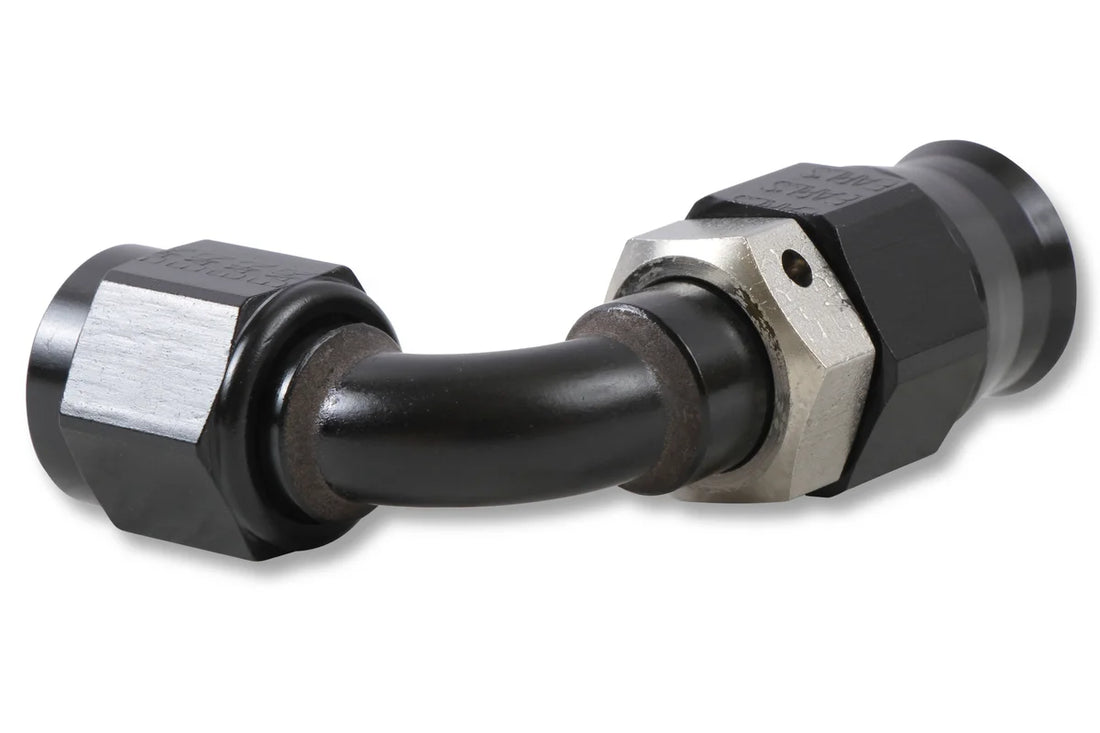 Earl's Performance Earl's Adj. Tube 90 Degree Speed-Seal Hose End, -3 Hose Size, 3 Nut Size AT609233ERL - Additional View 5