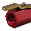 Load image into Gallery viewer, Earl's Performance Earl's Aluminum Shut-Off Valve - Red 230500ERL - Side View