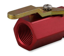 Load image into Gallery viewer, Earl's Performance Earl's Aluminum Shut-Off Valve - Red 230500ERL - Side View