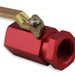 Load image into Gallery viewer, Earl's Performance Earl's Aluminum Shut-Off Valve - Red 230500ERL - Installation View
