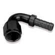 Load image into Gallery viewer, Earl's Performance Earl's Auto-Crimp Hose End - 150 Degree - Size -6 - Black AT715006ERL