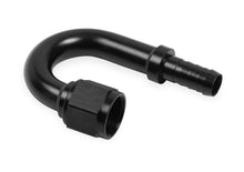 Load image into Gallery viewer, Earl's Performance Earl's Auto-Crimp Hose End - 180 Degree - Size -10 - Black AT718010ERL