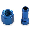Load image into Gallery viewer, Earl's Performance Earl's Auto-Crimp Hose End - Straight - Size -4 - Blue 700104ERL - Side View