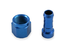 Load image into Gallery viewer, Earl's Performance Earl's Auto-Crimp Hose End - Straight - Size -4 - Blue 700104ERL - Side View