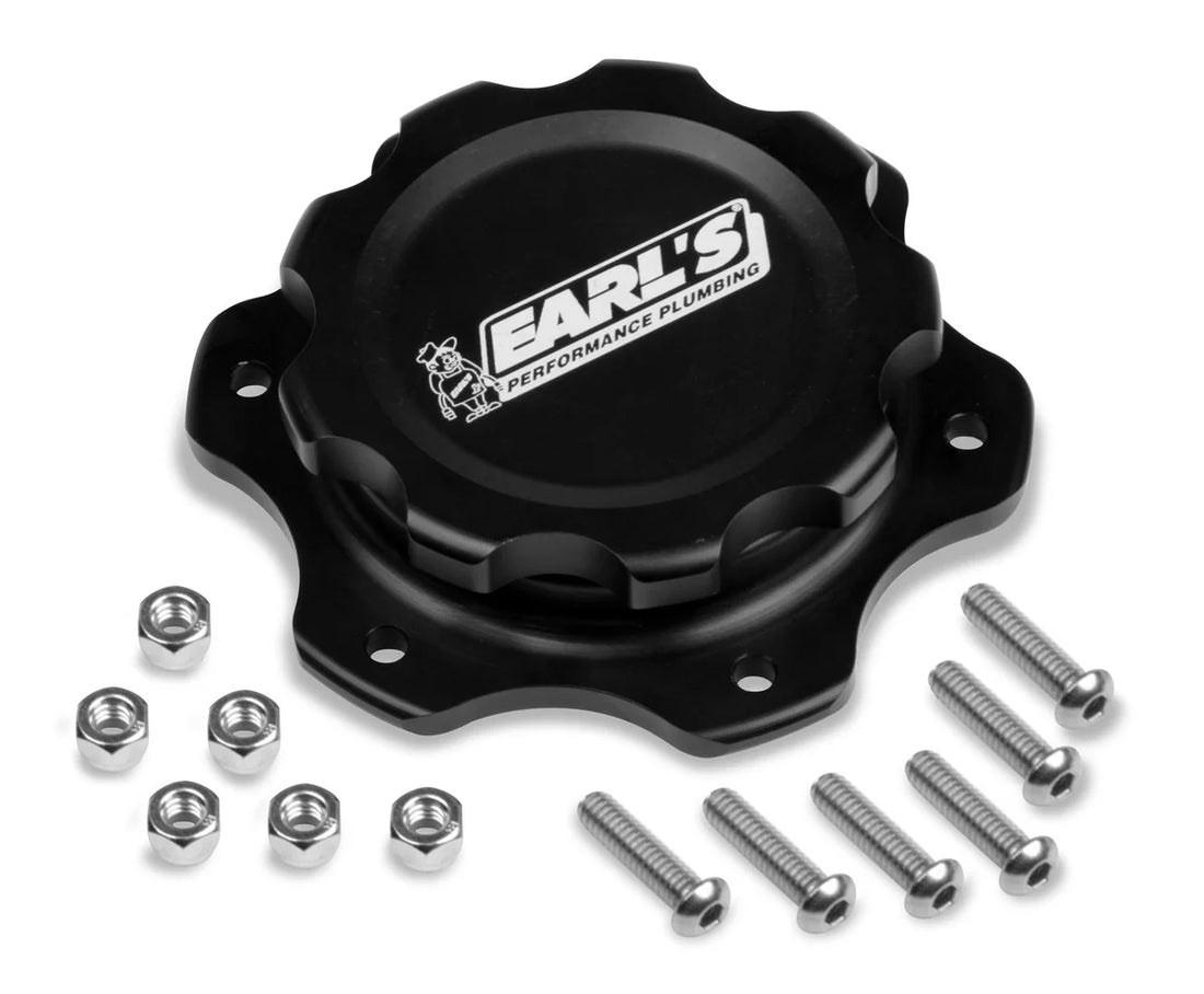 Earl's Performance Earl's Billet Fuel Cell Cap 166016ERL - Side View