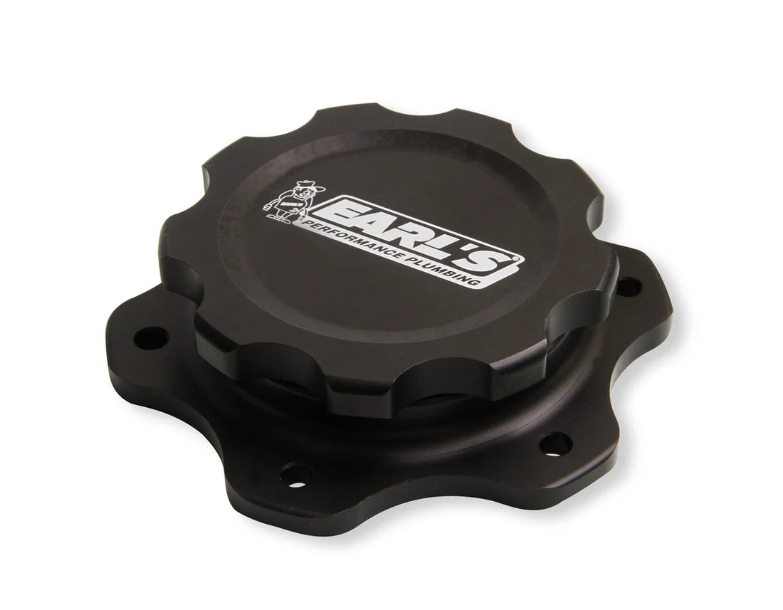 Earl's Performance Earl's Billet Fuel Cell Cap 166016ERL - Installation View