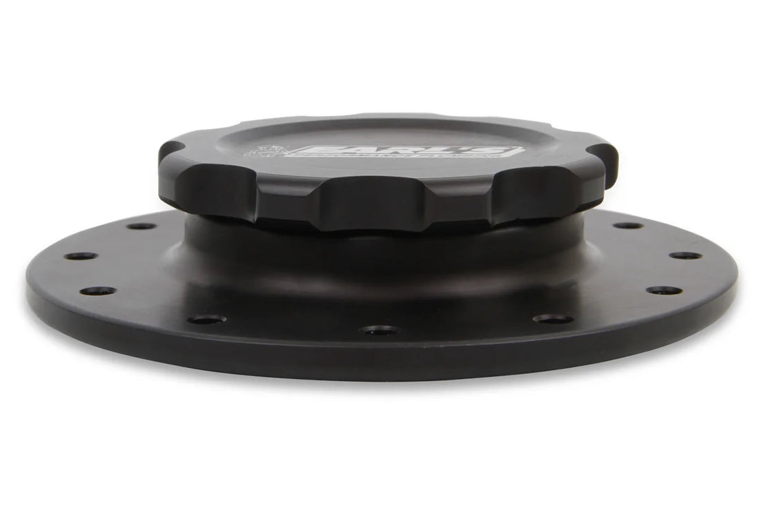 Earl's Performance Earl's Billet Fuel Cell Cap 166017ERL - Back View