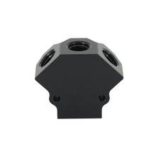 Load image into Gallery viewer, Earl's Performance Earl's Distribution Block 8 AN O-Ring Inlet x (3) 6 AN O-Ring Outlets 100168ERL - Side View