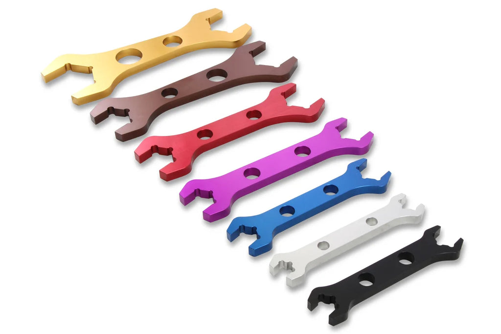 Earl's Performance Earl's Double-Ended Hose End Wrenches - Set of 7 230401ERL - Back View