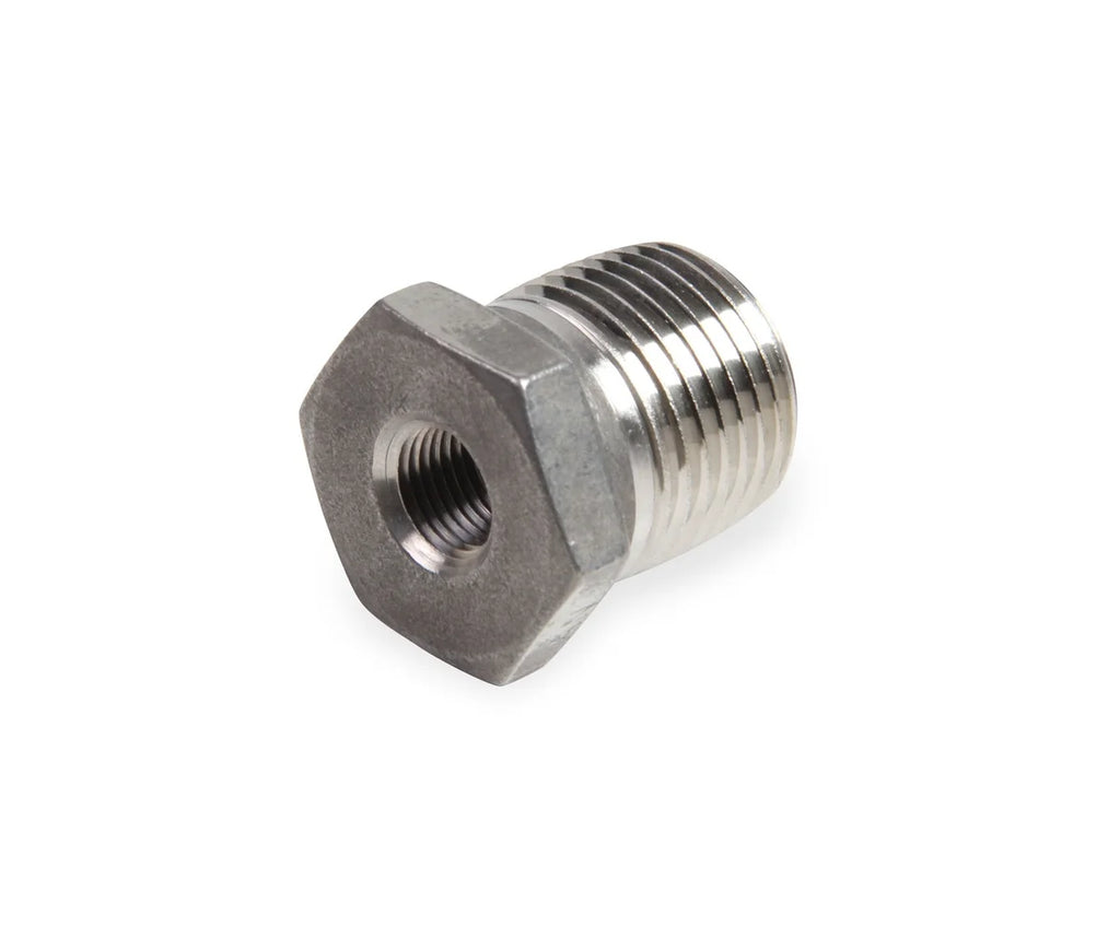 Earl's Performance Earl's Fem. 1/8" NPT to Male 3/8" NPT Pipe Bushing Reducer - Stainless Steel SS991203ERL