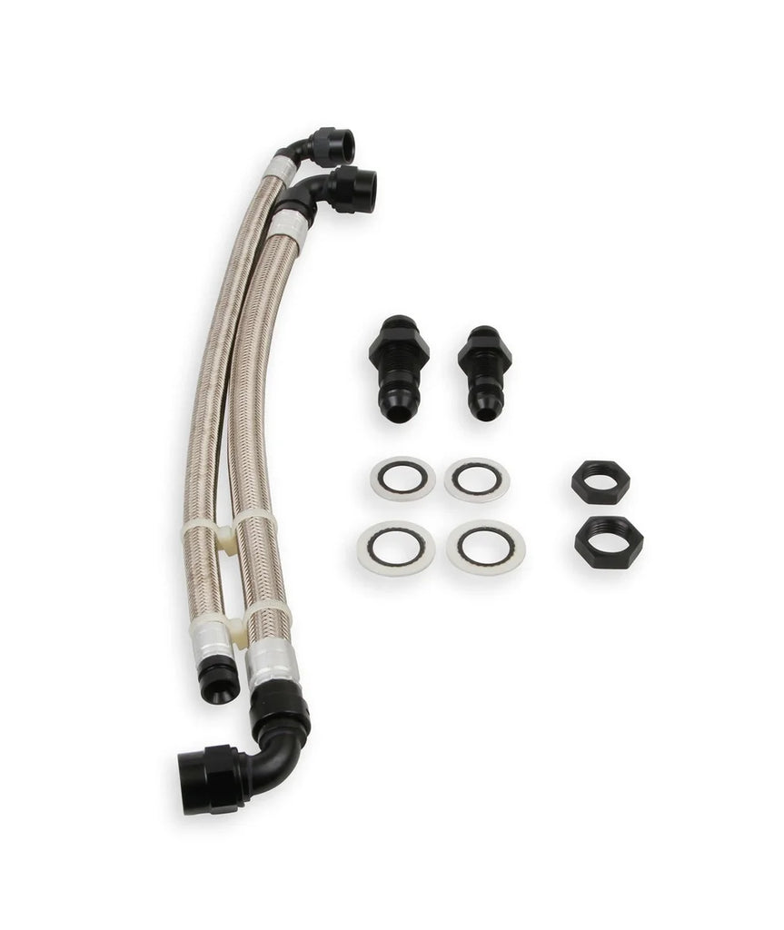 Earl's Performance Earl's Fuel Cell Plumbing Kit - Oval Track LS0007ERL - Back View