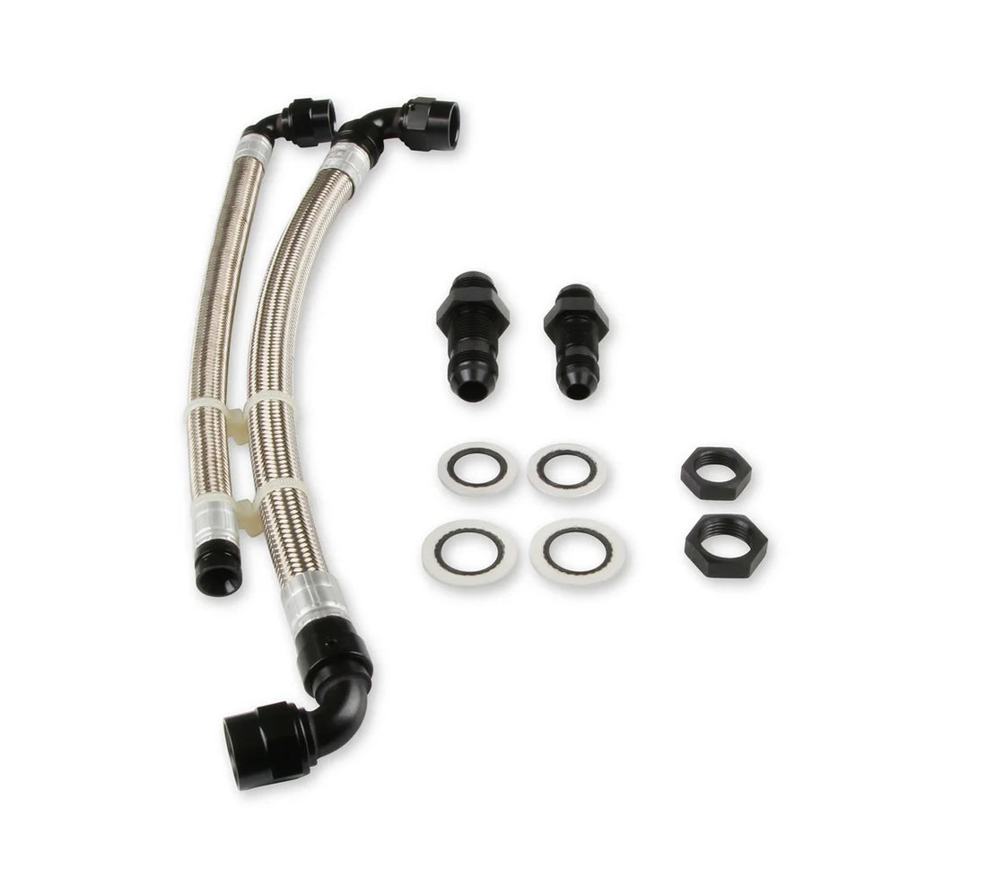 Earl's Performance Earl's Fuel Cell Plumbing Kit - Oval Track LS0023ERL - Side View