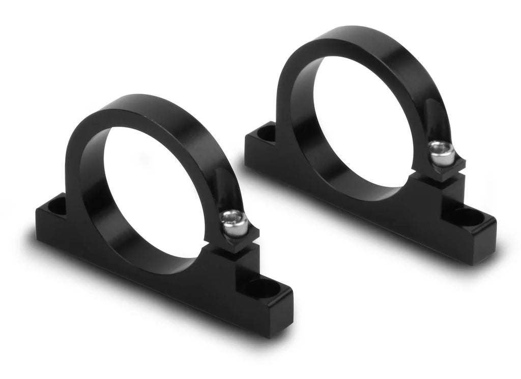 Earl's Performance Earls Fuel Filter Mounting Brackets - fits 2.0" Diameter Filters - Black 230623ERL - Main Product View
