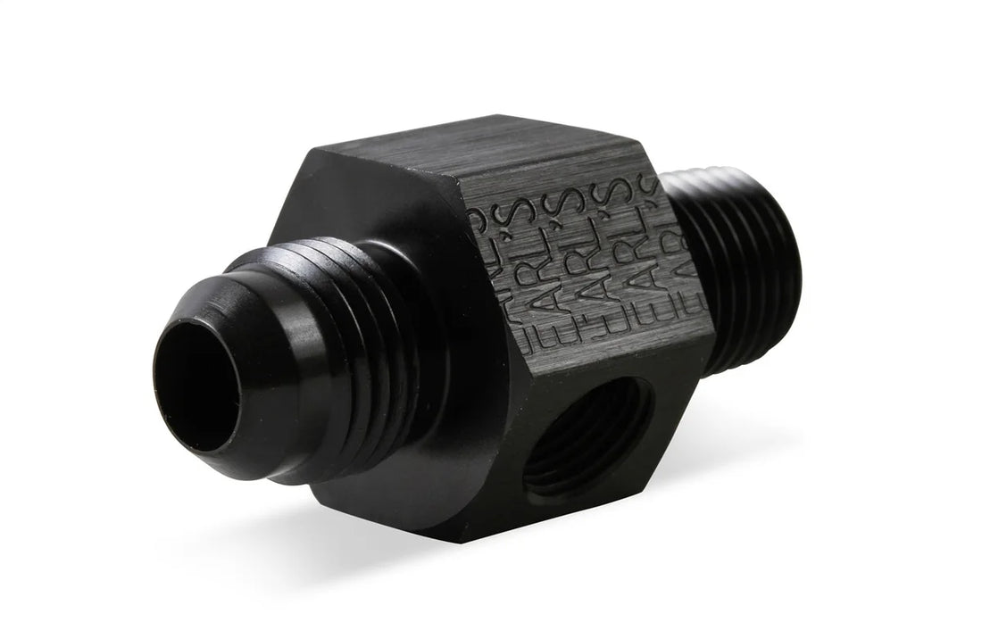 Earl's Performance Earl's Fuel Pressure Gauge Adapter AT100197ERL - Side View