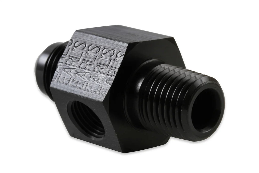 Earl's Performance Earl's Fuel Pressure Gauge Adapter AT100197ERL - Back View