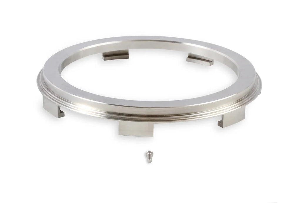 Earl's Performance Earl's Late Model USCAR Fuel Pump Module Mounting Ring - Stainless Steel 166022ERL - Side View
