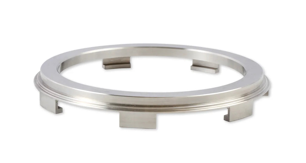 Earl's Performance Earl's Late Model USCAR Fuel Pump Module Mounting Ring - Stainless Steel 166022ERL - Back View