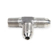 Load image into Gallery viewer, Earl's Performance Earl's Male AN -6 Tee to 1/4" NPT on Run - Stainless Steel SS982606ERL