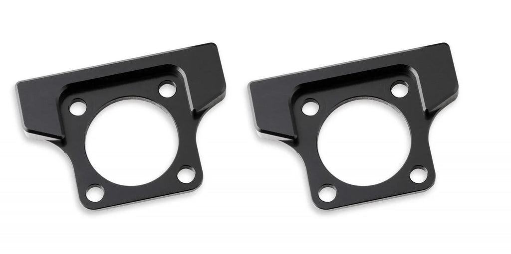 Earl's Performance Earl's Mounting Brackets for UltraPro Ball Valve - Fits -10 & -12 AN Valves 230497ERL - Side View