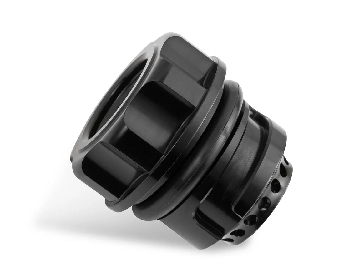 Earl's Performance Earl's Oil Fill Cap w/ PCV Vent 3434122ERL - Side View