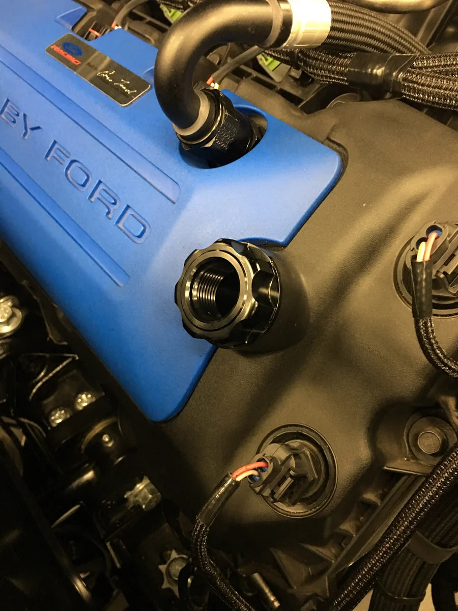 Earl's Performance Earl's Oil Fill Cap w/ PCV Vent 3434122ERL - Installation View