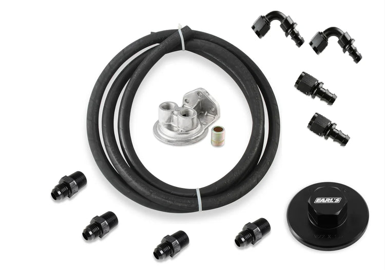 Earl's Performance Earl's Oil Filter Relocation Kit - Main Product View