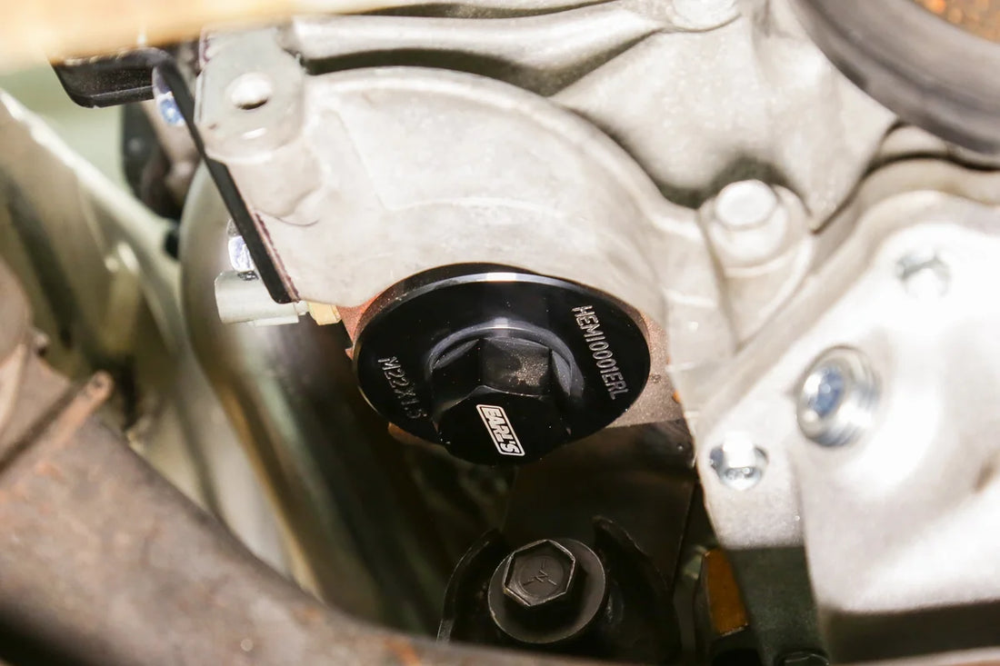 Earl's Performance Earl's Oil Filter Relocation Kit - Installation View